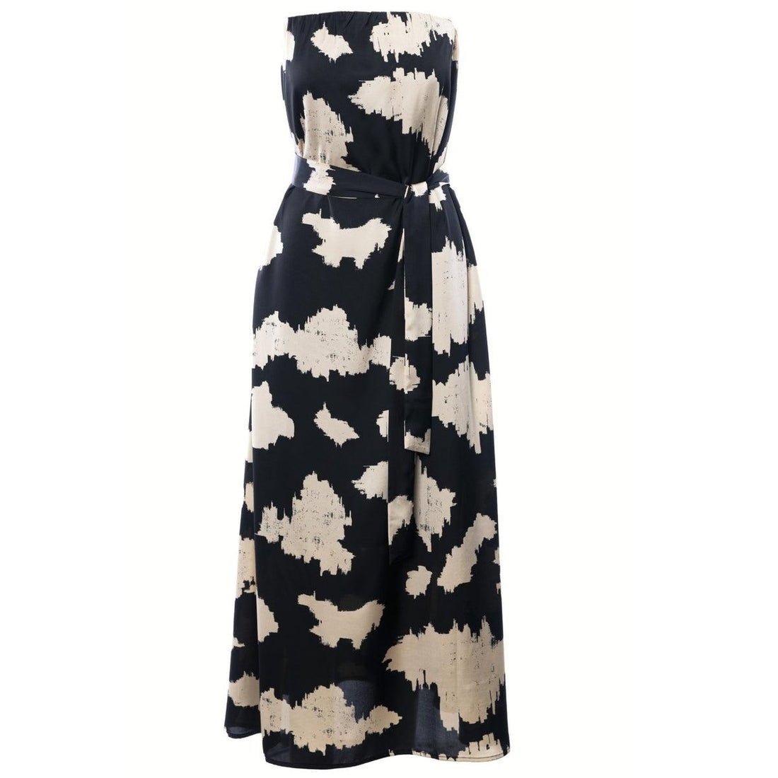 abito candle longdress A36SD002 CANDLE BLACK ANONYME 
