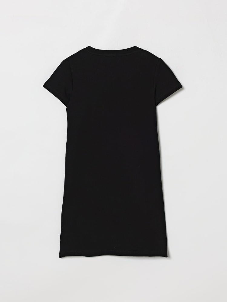 abito con logo strass HDV0HY LDA25 60100 MOSCHINO KIDS 