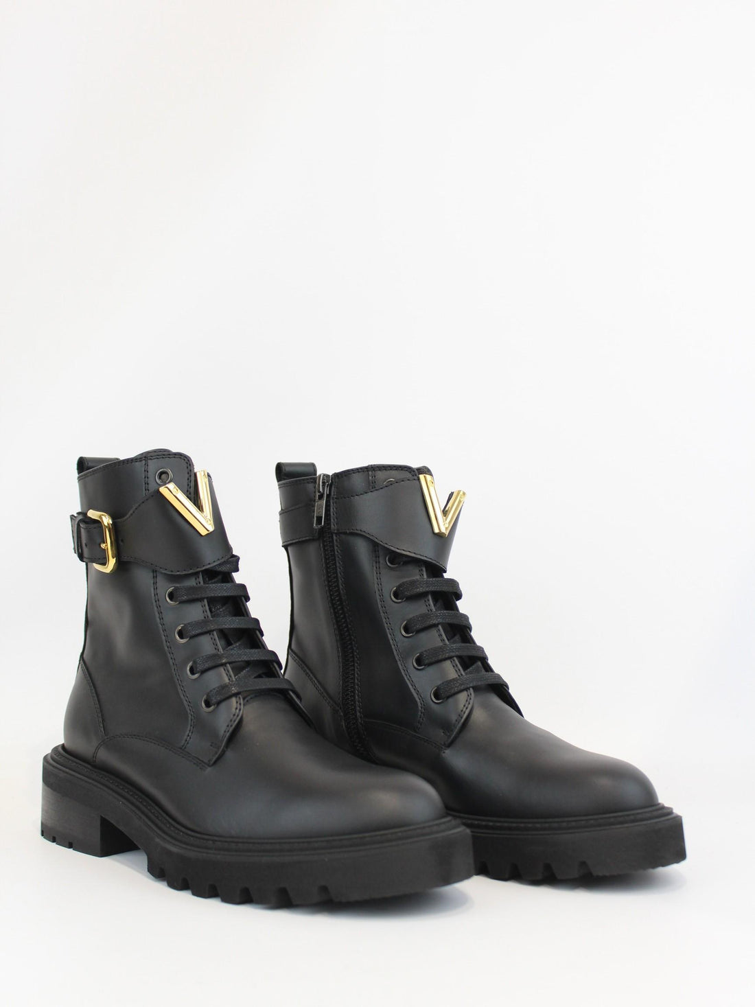 anfibio con cintura V 4463 NERO VIA ROMA 15 