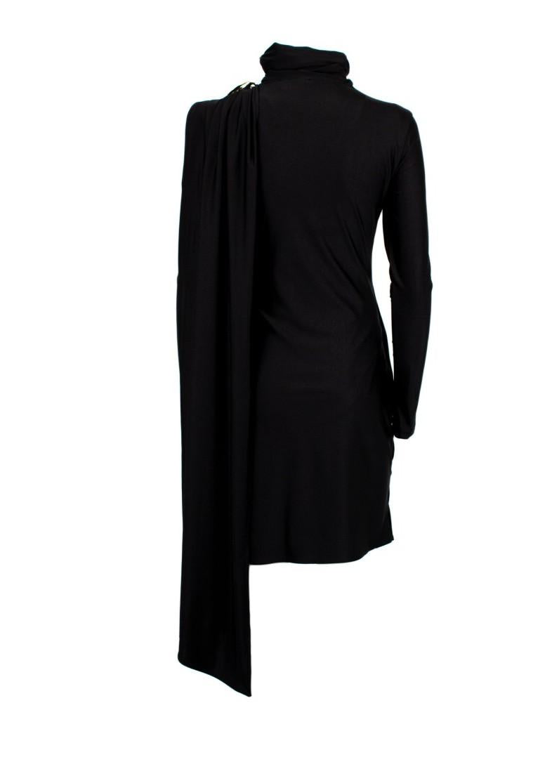 abito brooks drappeggiato BROOKS 112W5D6 NERO TPN 