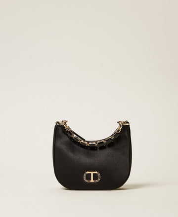 borsa in raso con strass 252TB7221 00006 TWINSET 