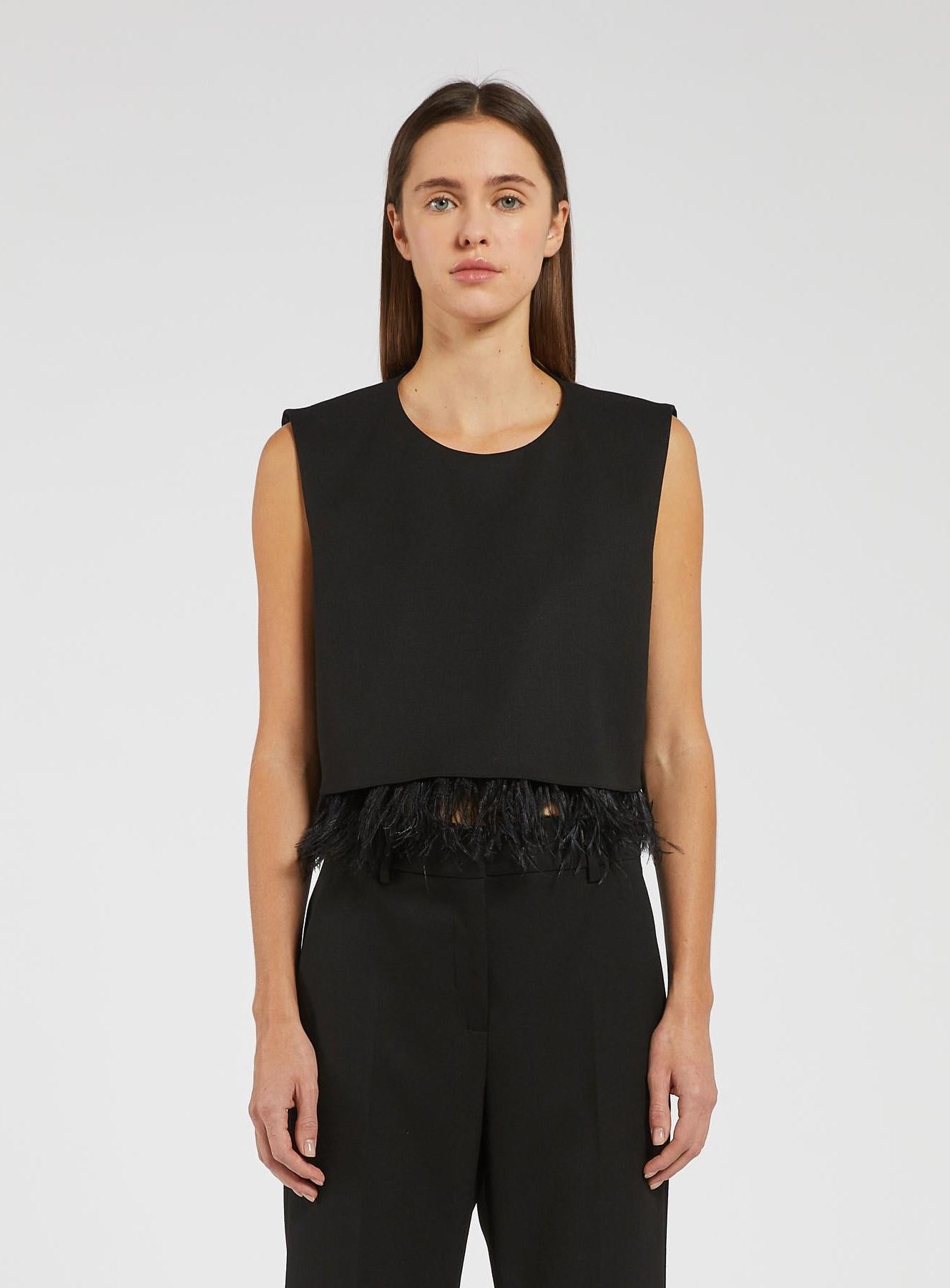 top con piume CANTAL 003 MARella 