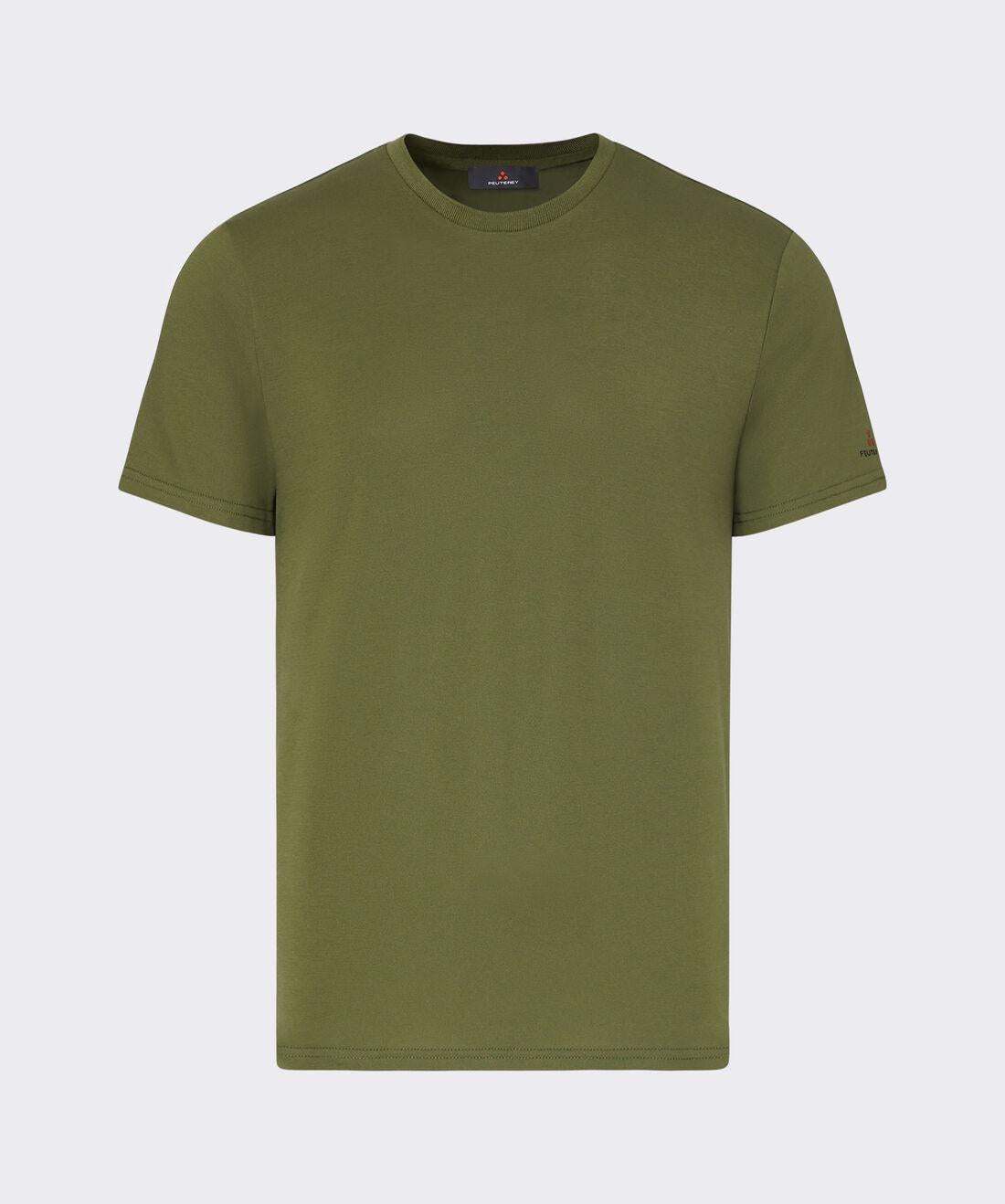 t-shirt in cotone e seta ZOLE 02 471 PeUTEREY 
