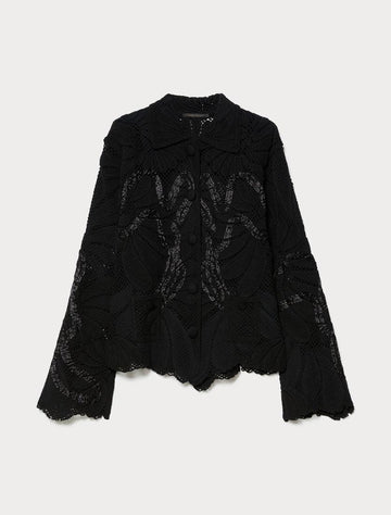 cardigan con ricami MRNLAPPOLE 001 MARINA RINALDI 