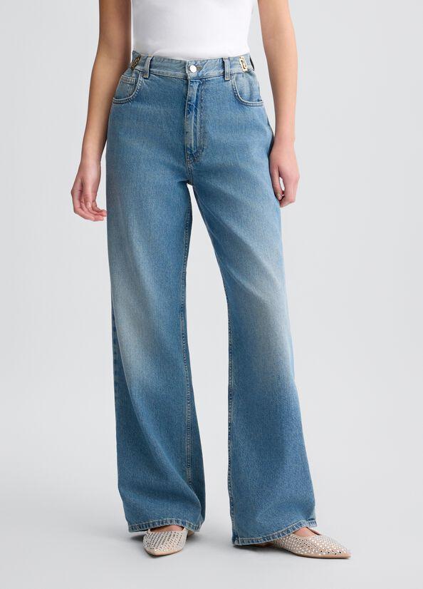 jeans baggy a vita alta UA5149D4666 78869 liU JO 