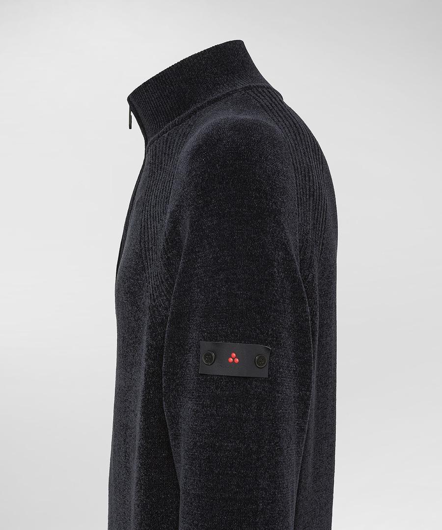 maglione mezza zip in ciniglia CRIVELLI 215 PeUTEREY 