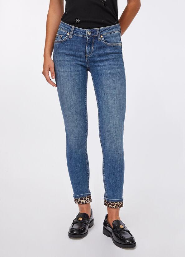 jeans skinny con risvolto UF5006D0236 78858 LIU JO DENIM 