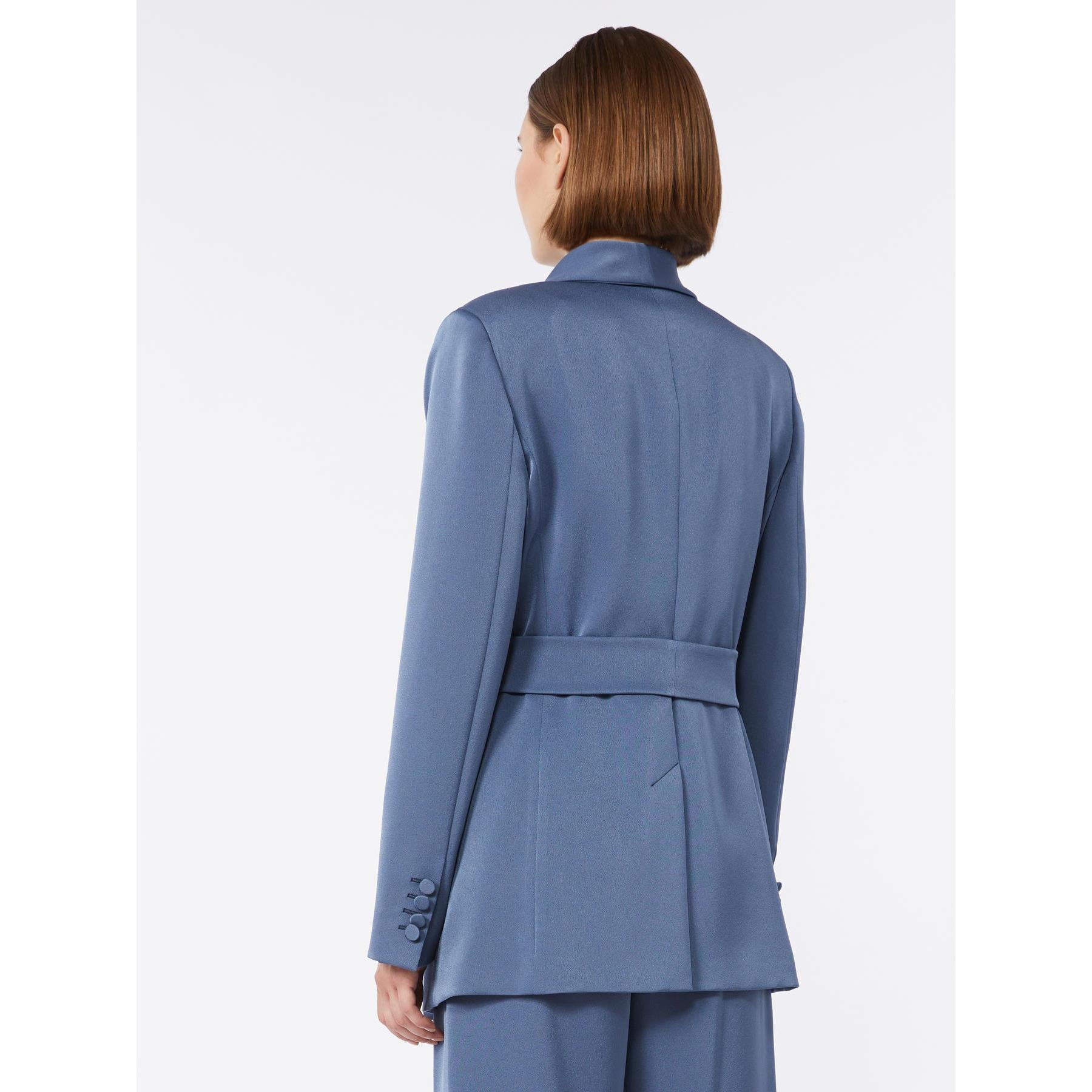 giacca in satin lucido MSEDOPPIA 008 MAXMARA STUDIO ELEGANTE 