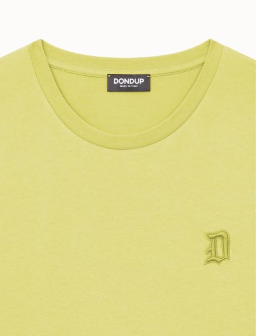t-shirt con logo in tono US198JF0309UHN8 425 DONDUP 