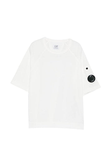t-shirt con logo lente iconica CMM00RLAA17 10135 CP COMPANY KIDS 
