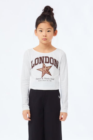 t-shirt london GF5158J0088 10602 LIU JO JUNIOR 