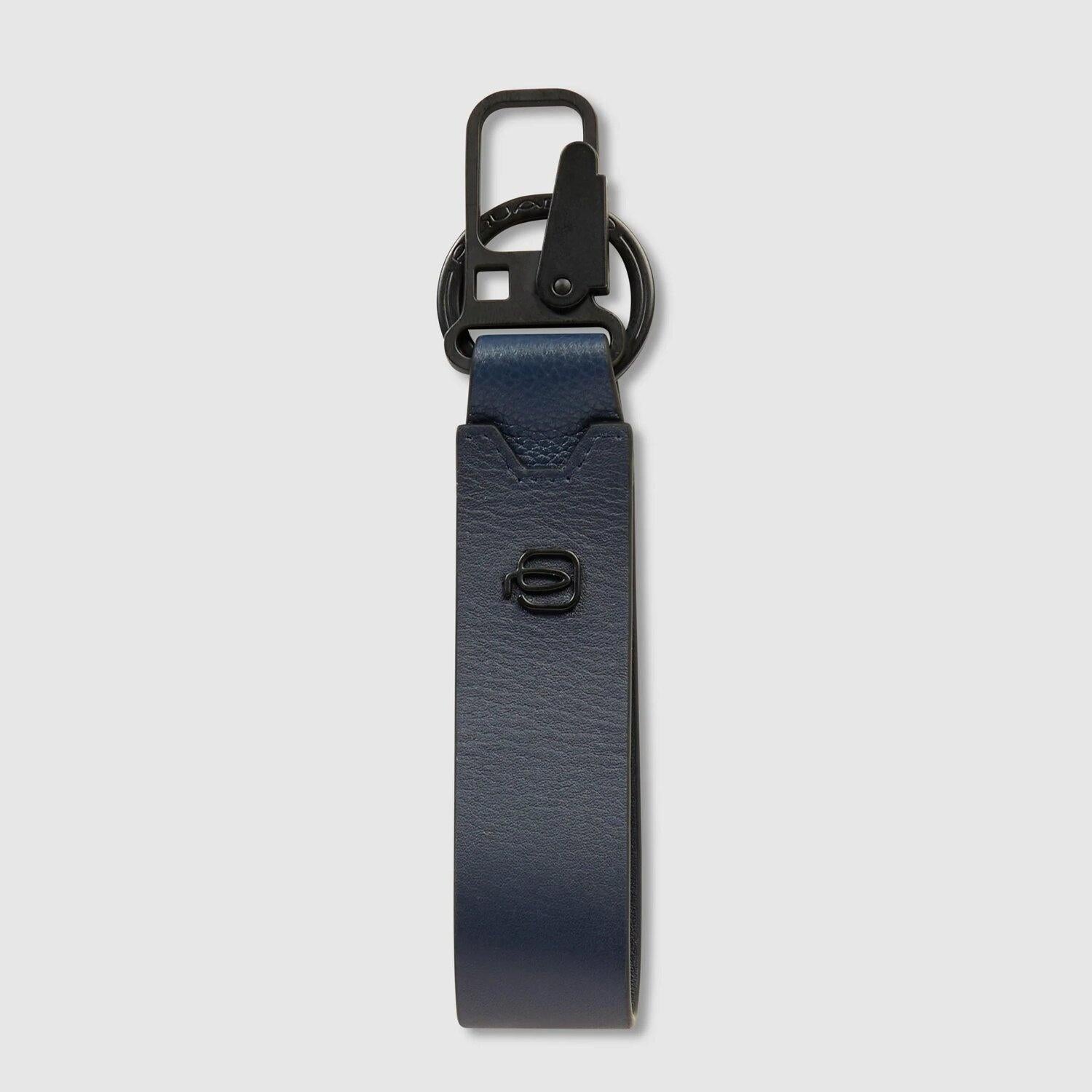 portachiavi con moschettone PC6911S142 BLU PIQUADRO 