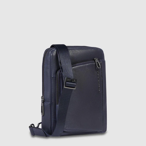Borsello con scompartimento interno CA3084S134 BLU PIQUADRO 