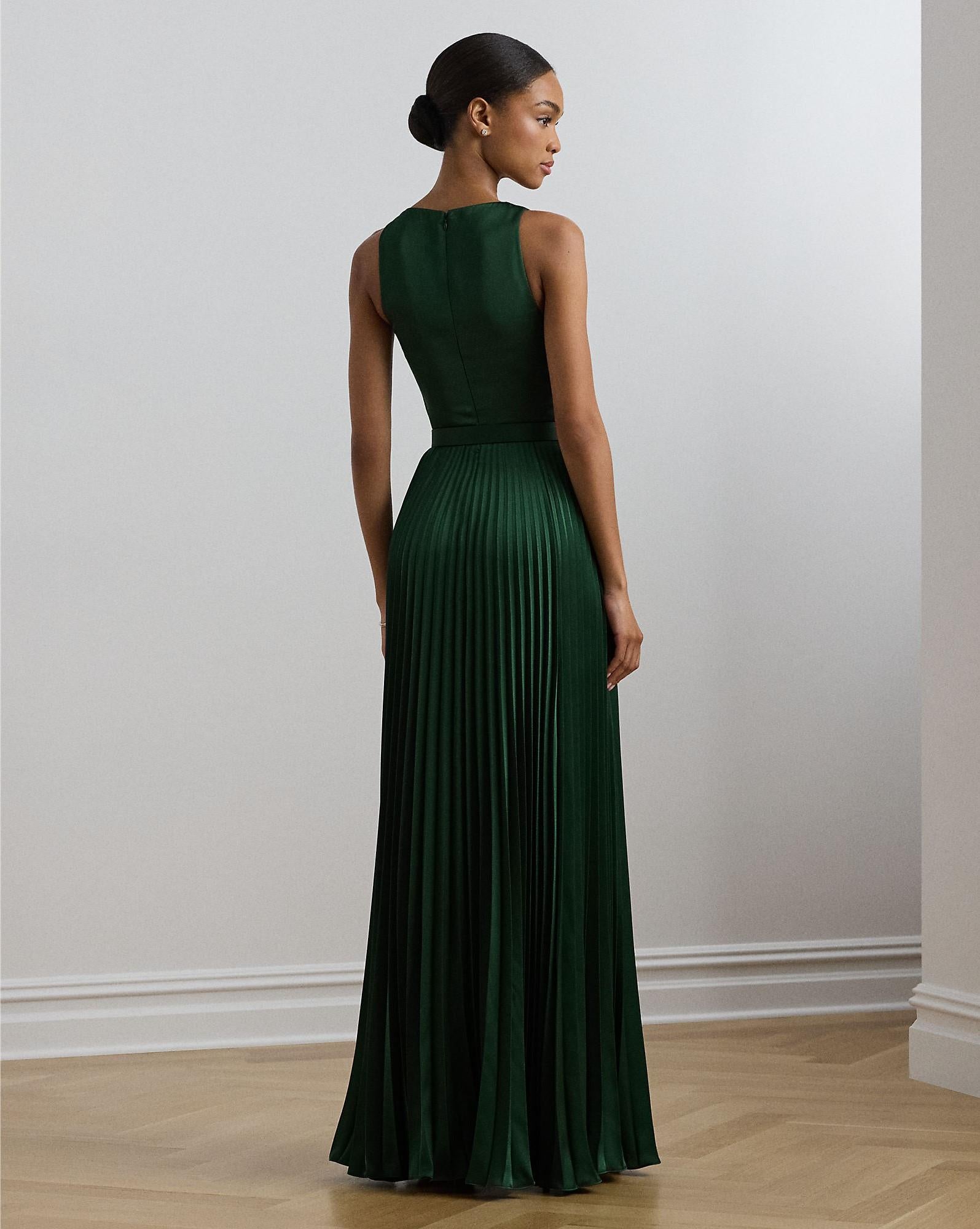 abito charmeuse con cinta 253-951592 001 LAUREN RALPH LAUREN 