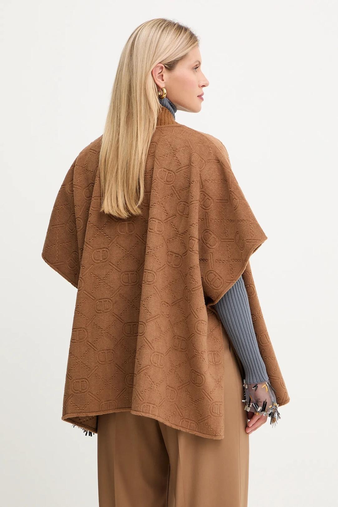 poncho logato 252TO5420 12538 TWINSET 