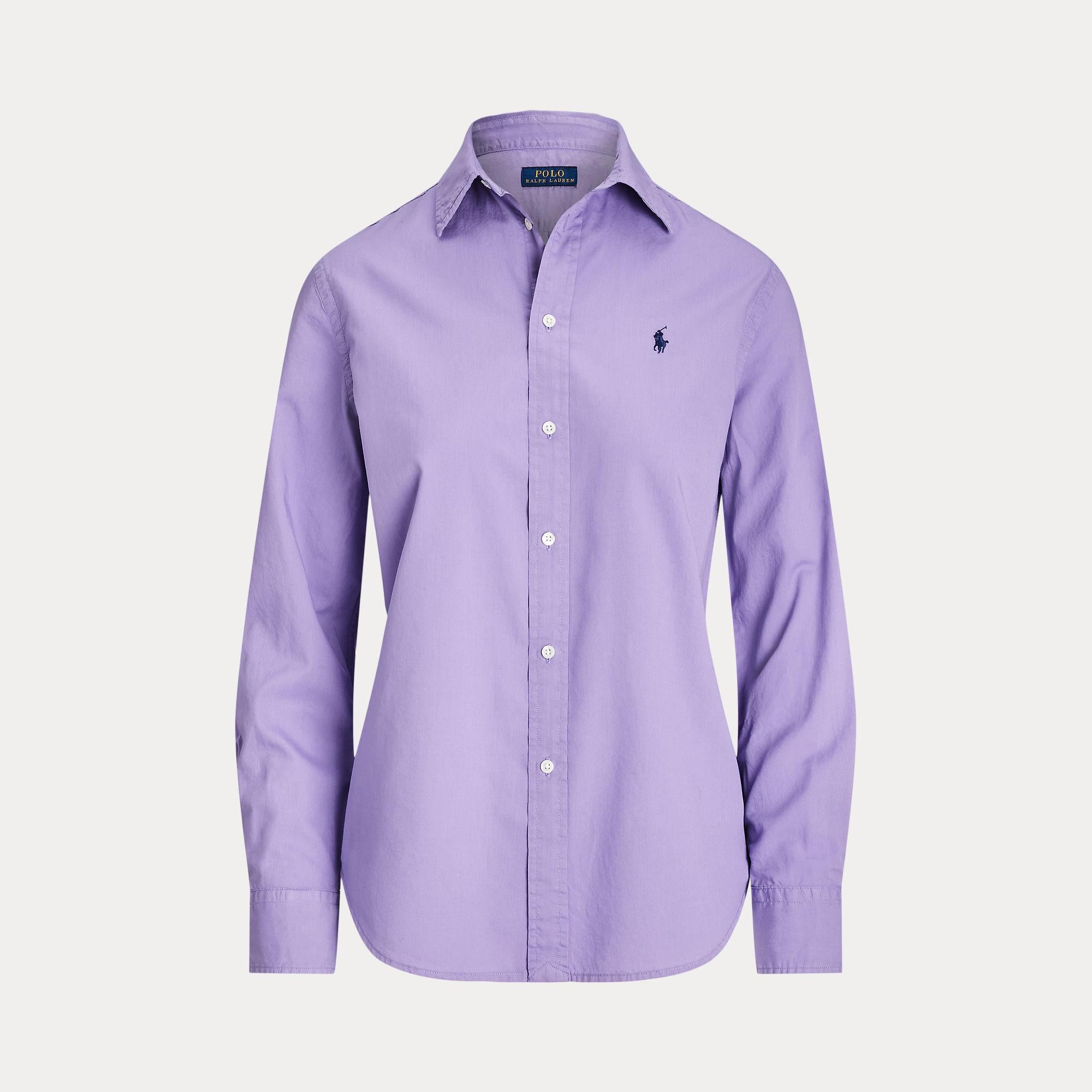 Camicia in twill di cotone con pony 211-932522 005 RALPH LAUREN POLO 