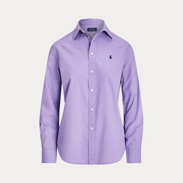 Camicia in twill di cotone con pony 211-932522 005 RALPH LAUREN POLO 