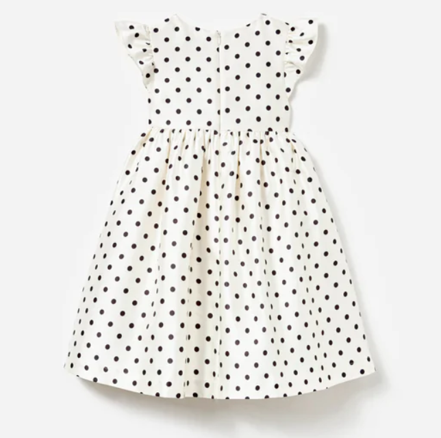 abito a pois 721M-C CREAM SELF-PORTRAIT 