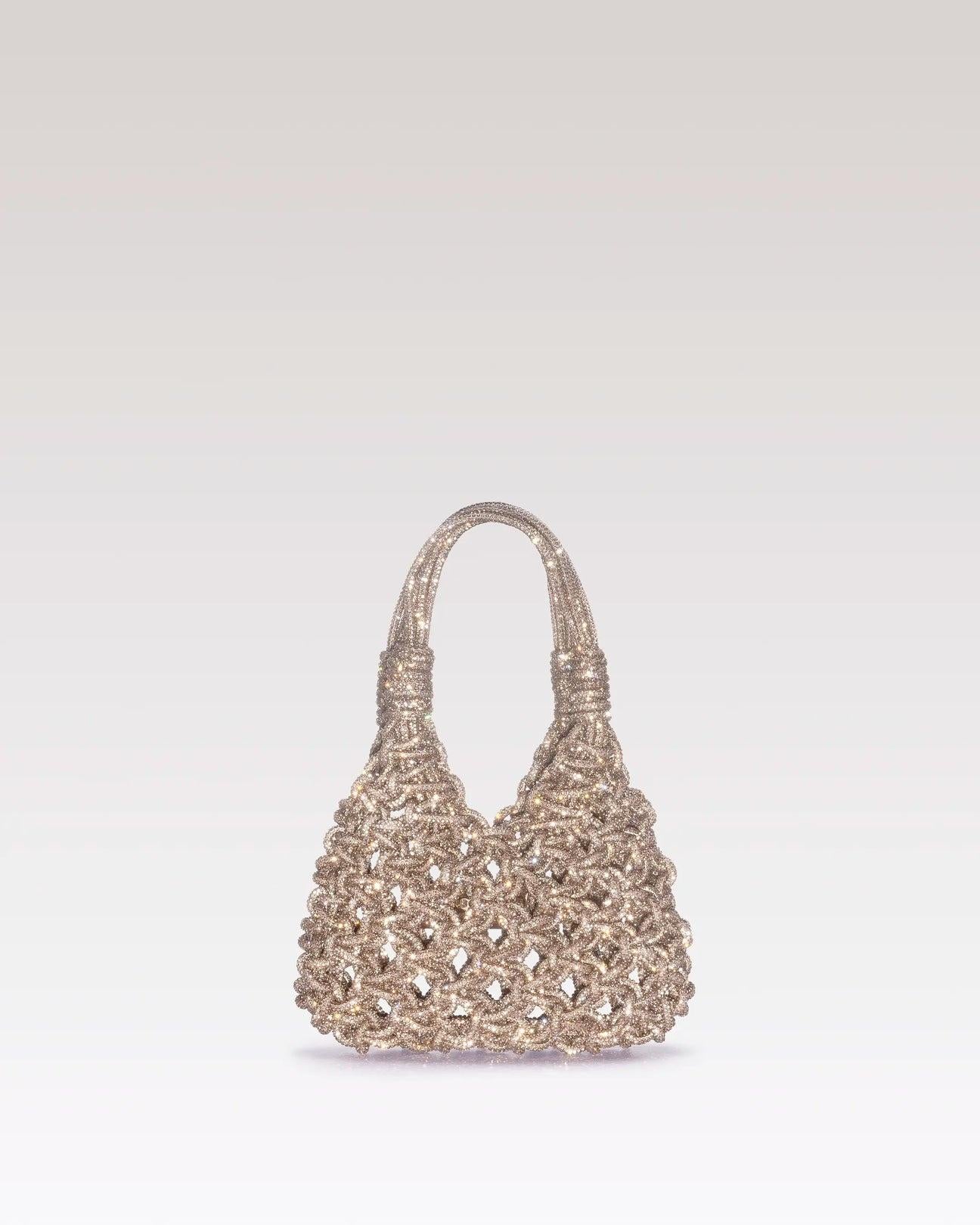 Borsa cristalli vannifique mini VANNIFIQUE MINI GOLDEN SHADOW HIBOURAMA 