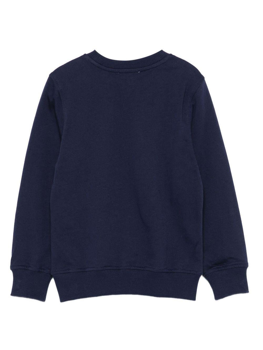 felpa con ricamo al petto HRF08VLCA40 40016 MOSCHINO KIDS 