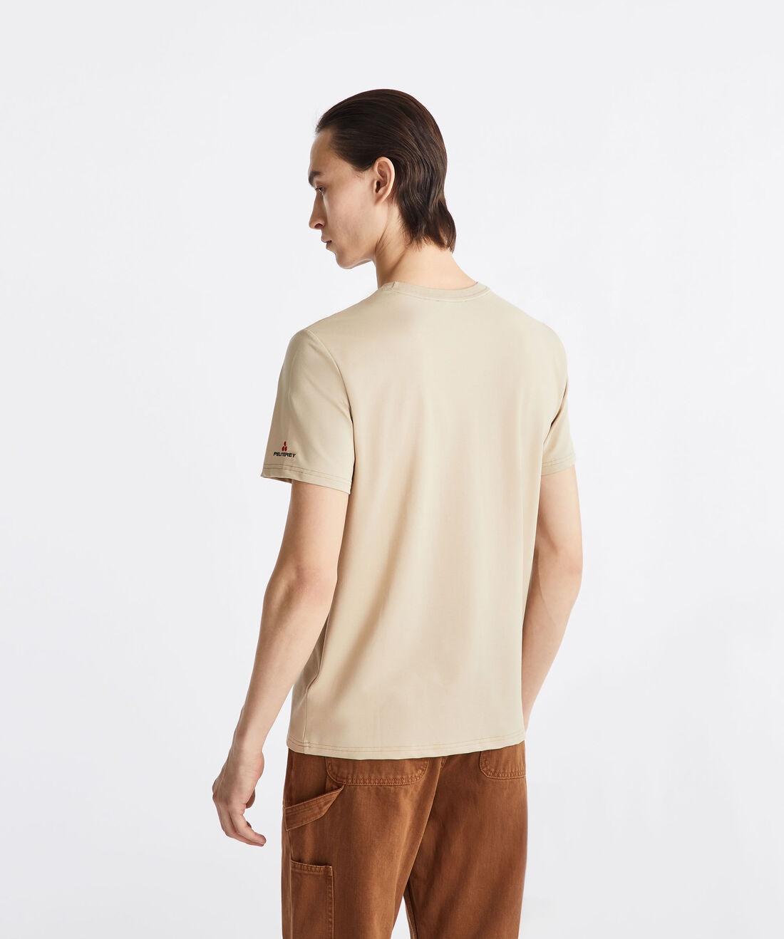t-shirt in cotone e seta ZOLE 02 794 PeUTEREY 