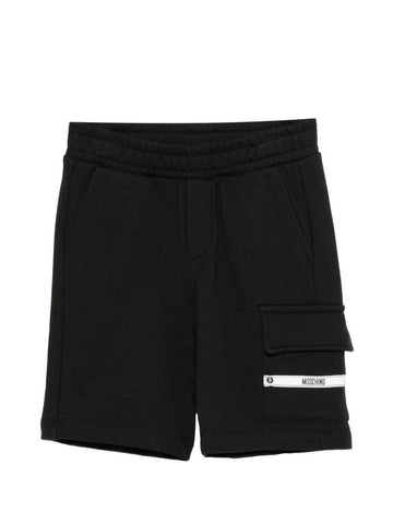 Shorts con logo HUQ02O LCA86 60100 MOSCHINO KIDS 