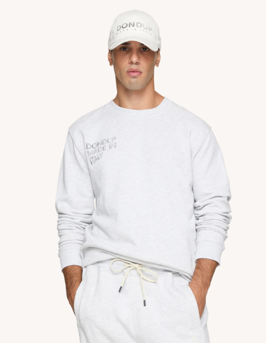 felpa con logo laterale UF641KF0196UIT3 000 DONDUP 