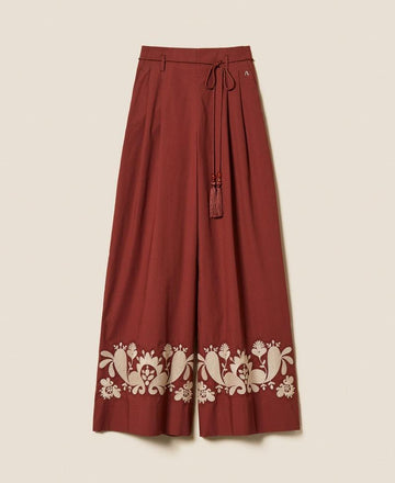 pantalone a palazzo 261AT2043 00260 TWINSET ACTITUDE 