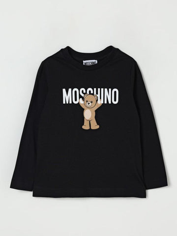 t-shirt teddy logo HT000JLAA10 60100 MOSCHINO KIDS 