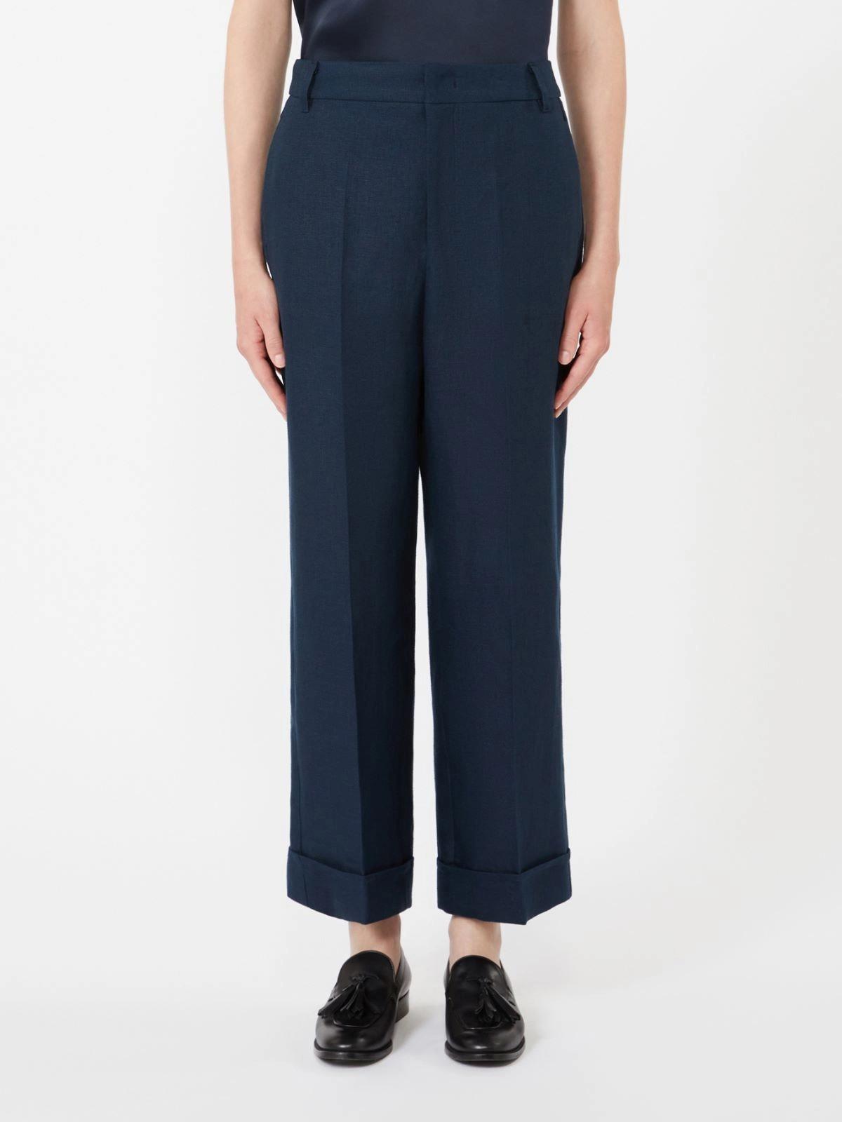 pantalone in lino SMMANSELMO 004 S MAXMARA 