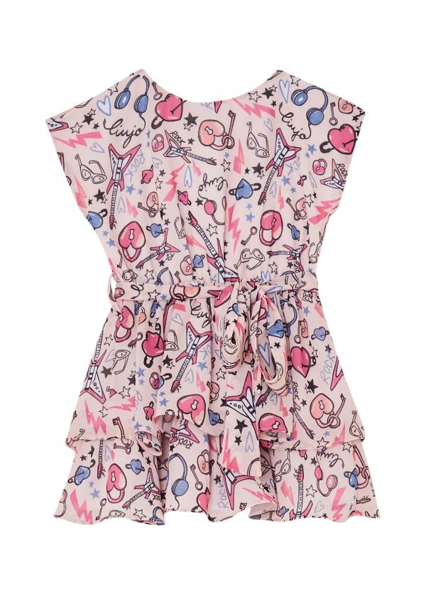 abito multicolor KA6125T5142 P9539 LIU JO JUNIOR 