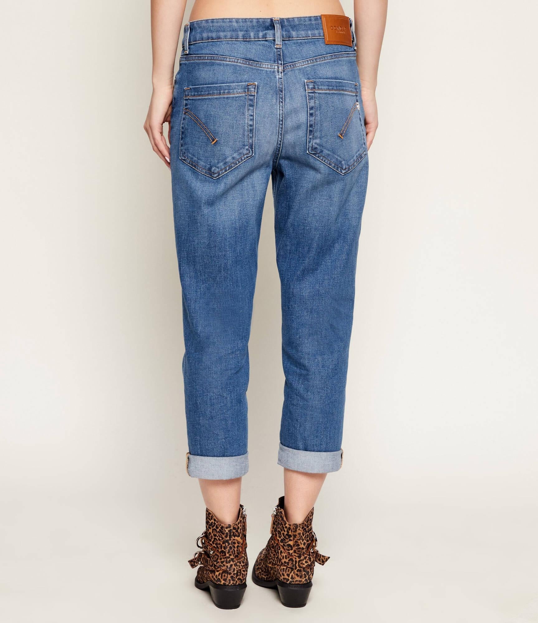 jeans koons bottom gioiello DP268BDSE340DK07 800 DONDUP 