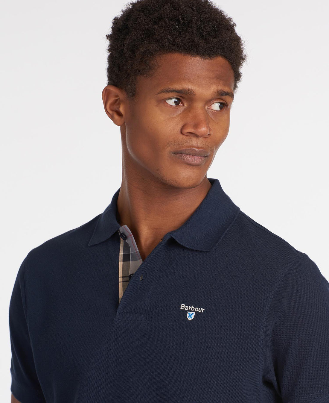 Polo con logo ricamato MML0012 NY31 BARBOUR 
