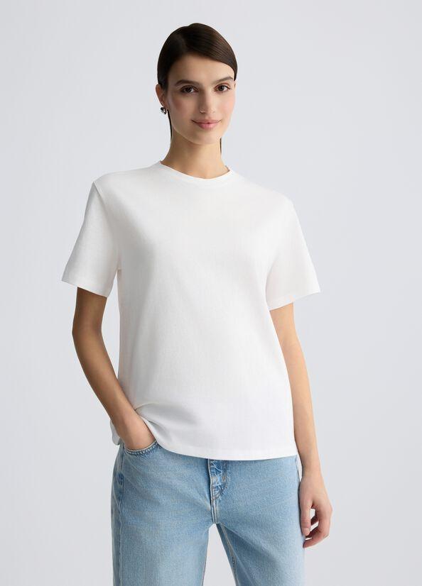 t-shirt basic con patch CA5392J6308 11111 liU JO 