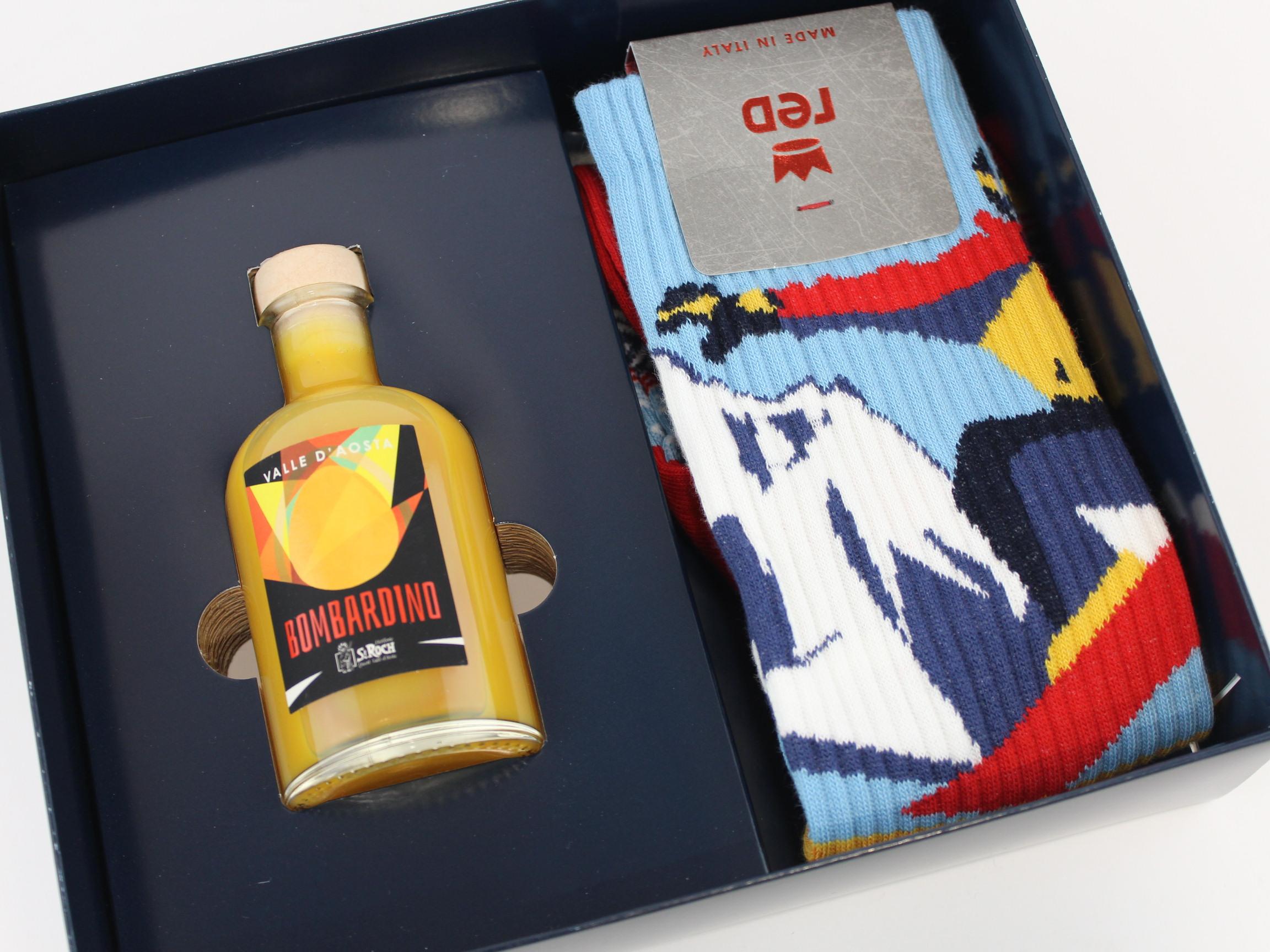 box calza con bombardino 64X66KIT V1880 RED 