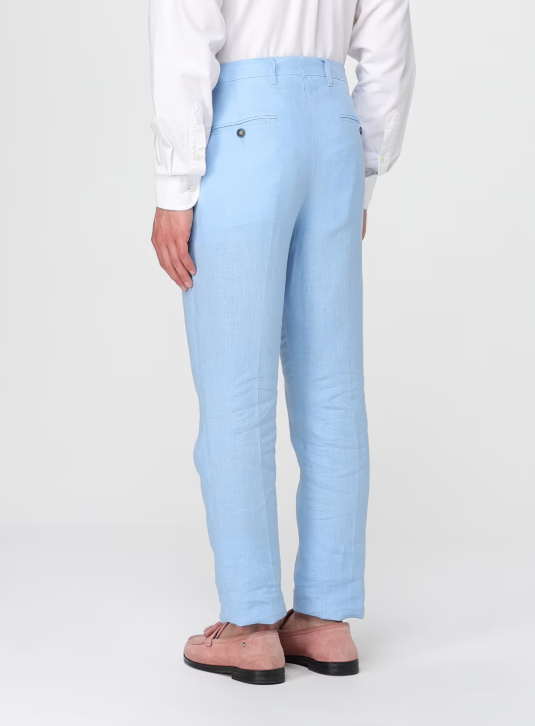 pantalone in lino 3832P1648L 253127 82 MANUEL RITZ 