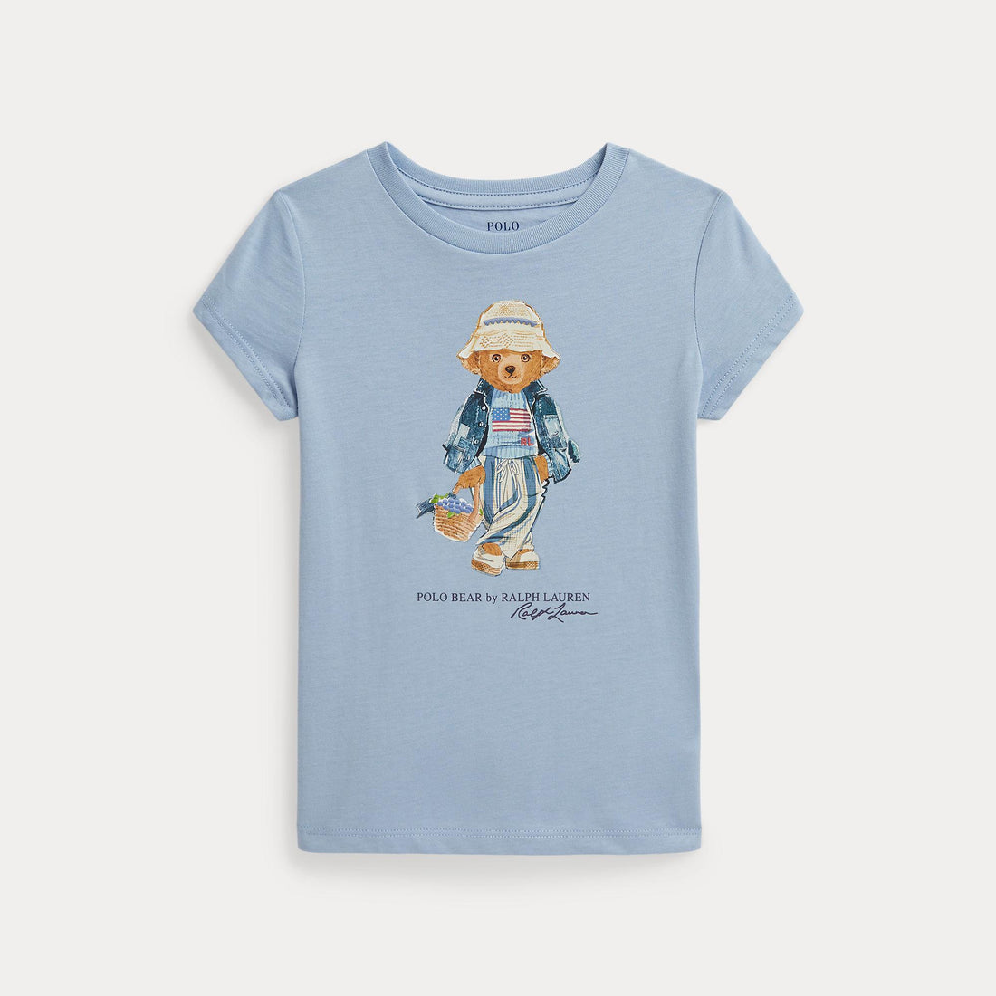 t-shirt con orso 312-A11759 001 RALPH LAUREN POLO 