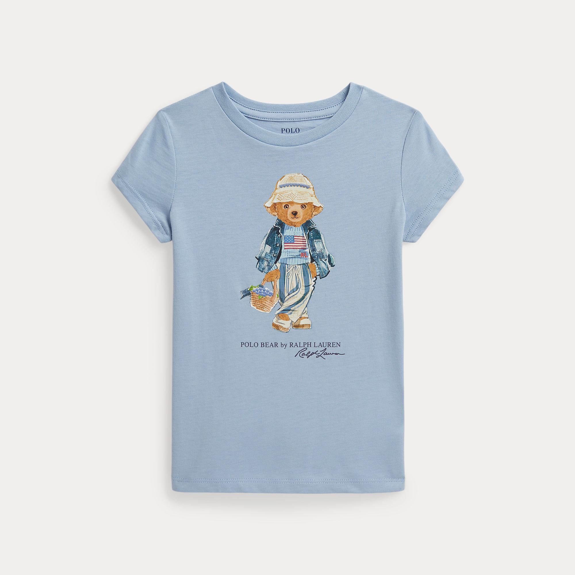 t-shirt con orso 312-A11759 001 RALPH LAUREN POLO 