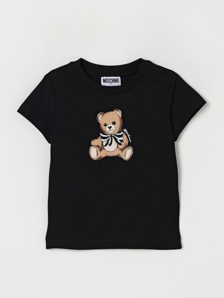 t-shirt teddy HCM06KLBA11 60100 MOSCHINO KIDS 