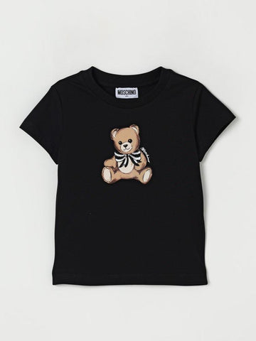 t-shirt teddy HCM06KLBA11 60100 MOSCHINO KIDS 