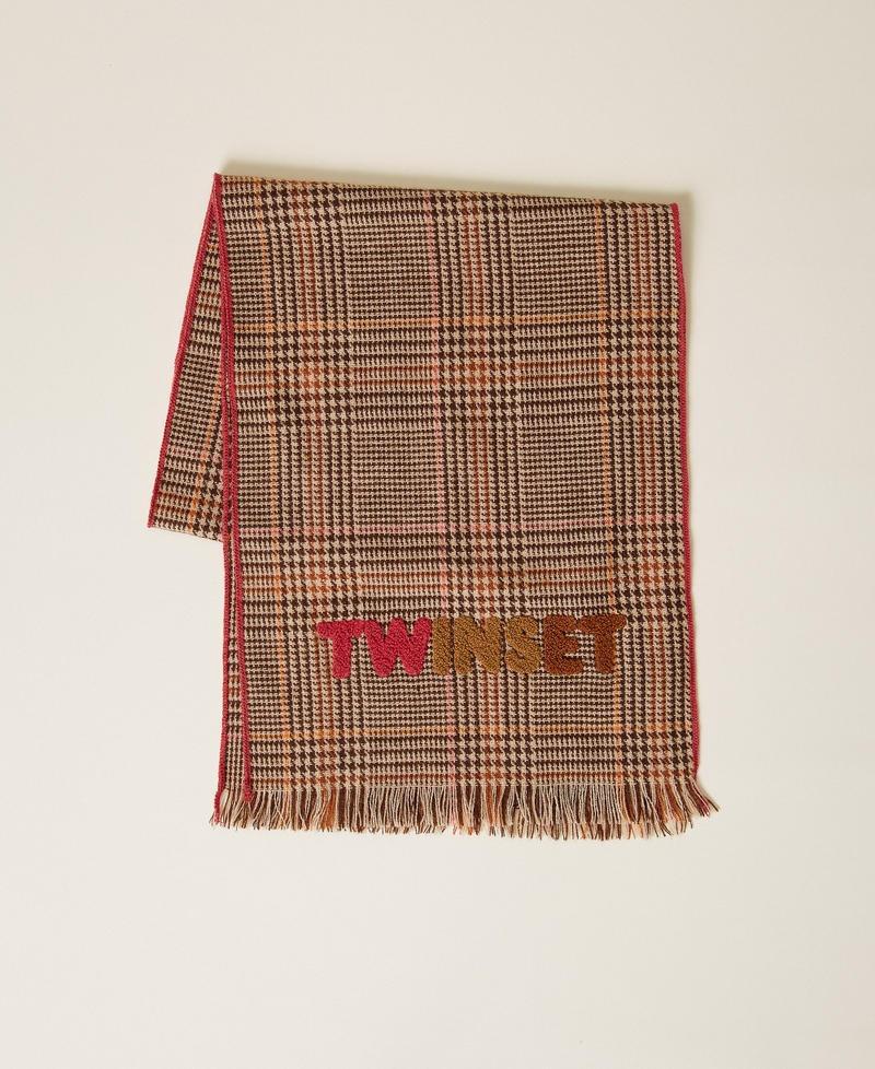 sciarpa in panno check 252GJ501L 12698 TWINSET GIRL 