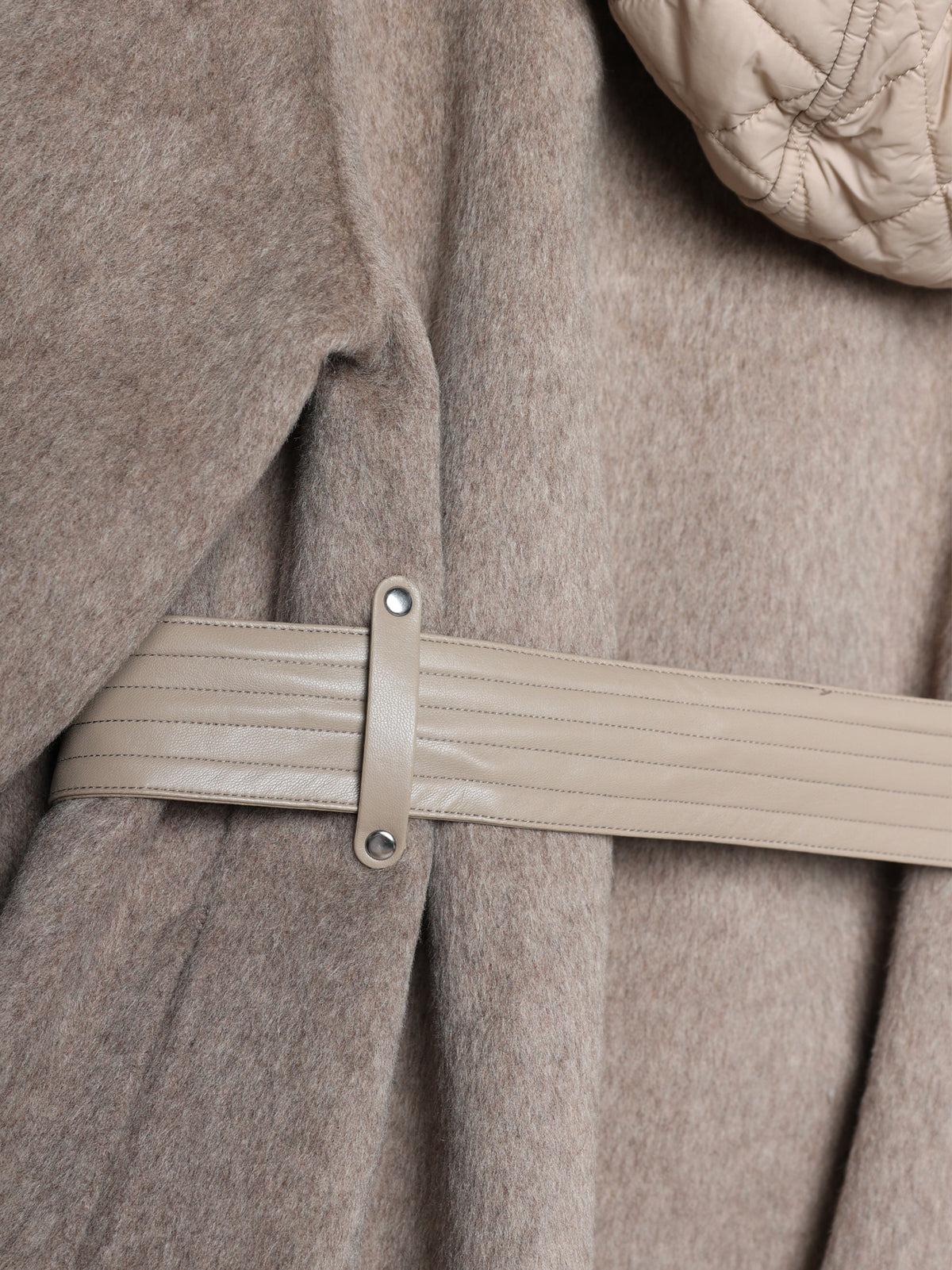 cappotto in misto lana TF0015 VISONE VICOLO 