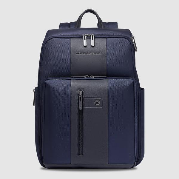 zaino multiscompartimento da viaggio CA6648BR2 BLU PIQUADRO 