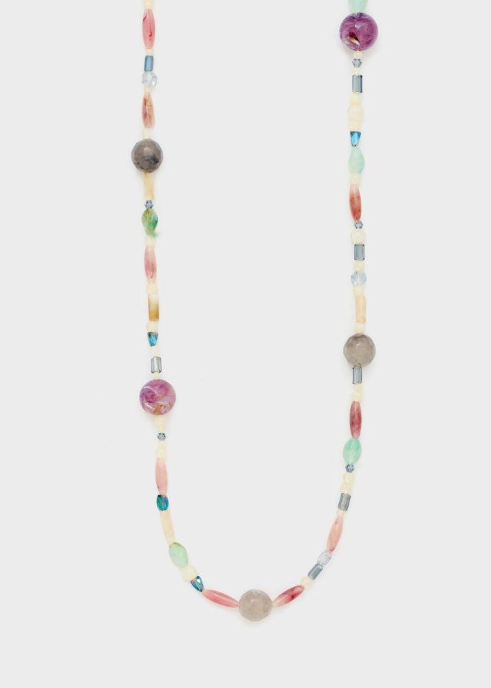 collana lunga in resina ABCL0406 VIOLA NALI' 