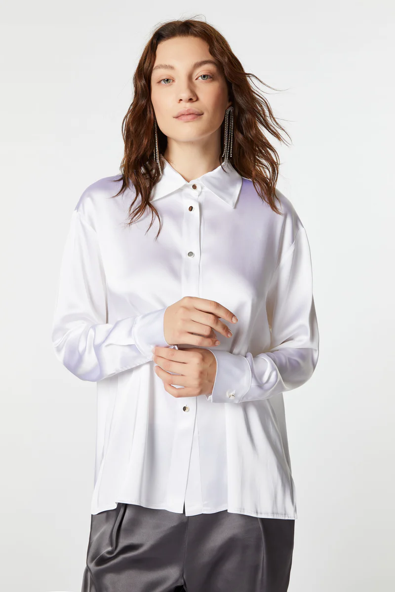 camicia in raso elasticizzato EVIP12 D4 01 CARLAG 