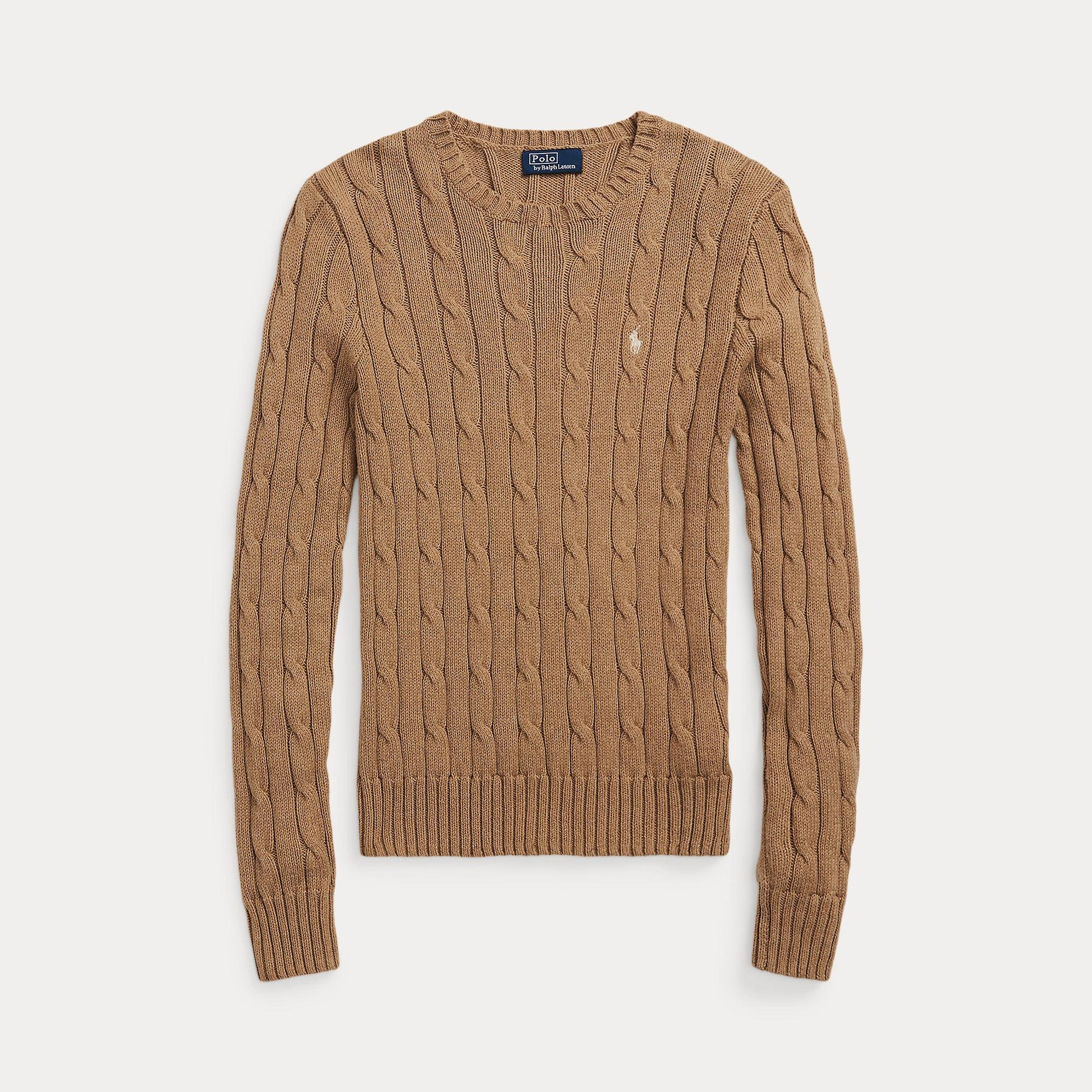 maglioncino a trecce e cavallino 211-943903 002 RALPH LAUREN POLO 