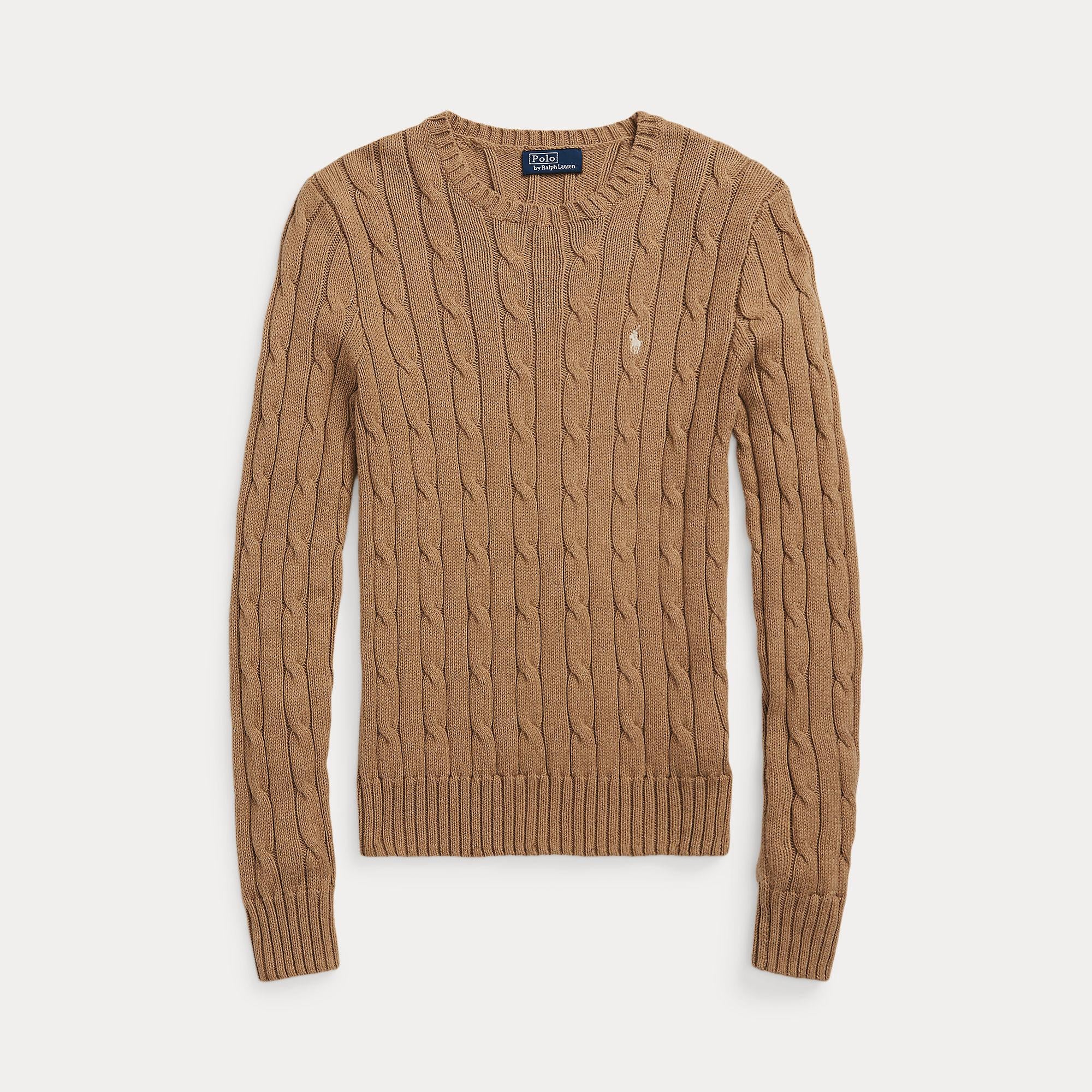 maglioncino a trecce e cavallino 211-943903 002 RALPH LAUREN POLO 
