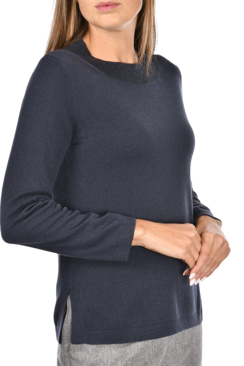 maglia con spacchi laterali 57290 12863 587 GRAN SASSO 