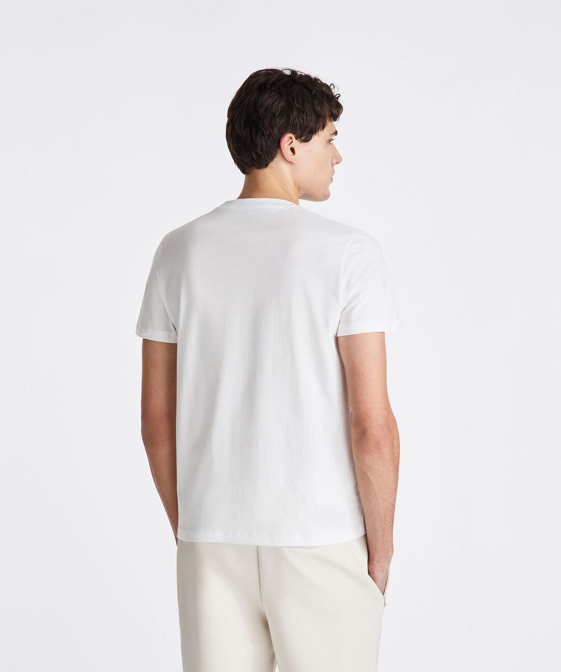 t-shirt con logo ricamato MANDERLY 04 730 PeUTEREY 
