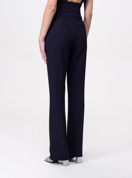 pantalone vita alta H.P1423.4204 BLU HANITA 